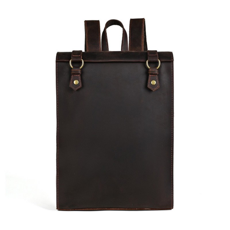 Чоловічий шкіряний рюкзак Barnard темно-коричневий