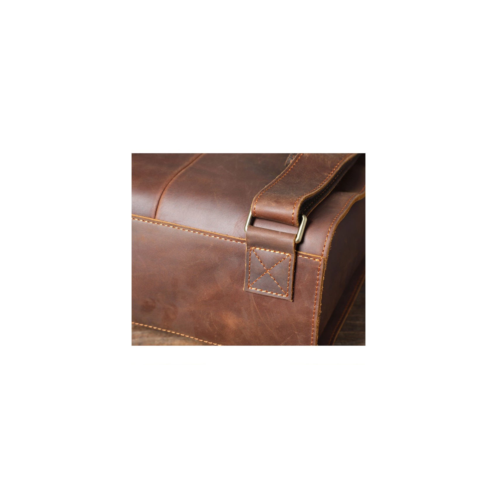 Мужской кожаный рюкзак Barnard коричневый