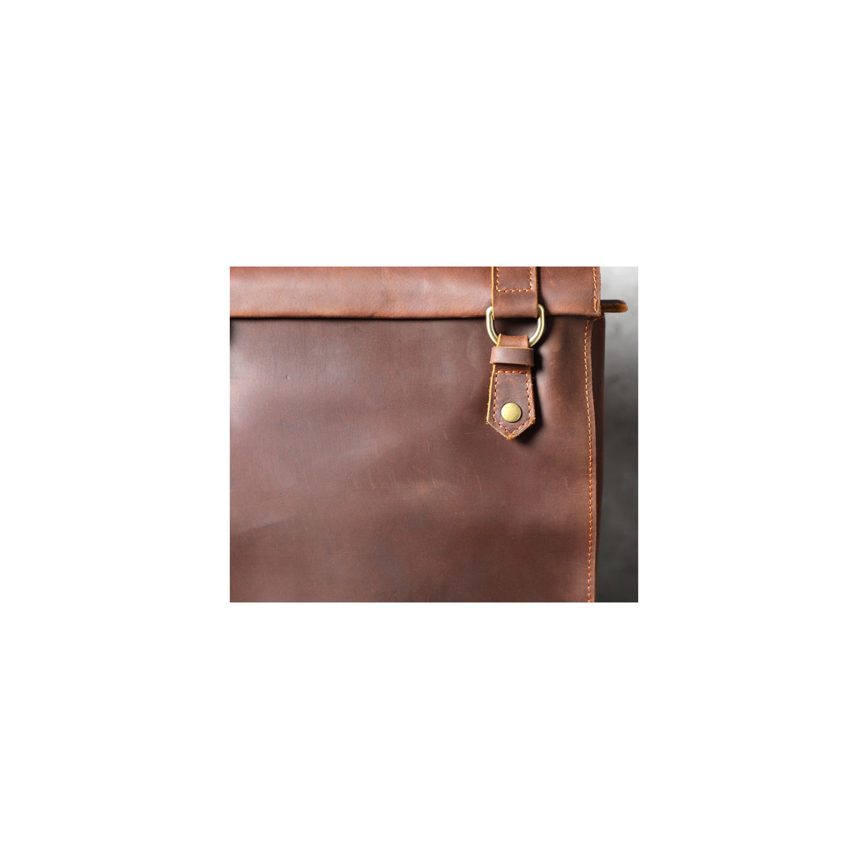 Мужской кожаный рюкзак Barnard коричневый