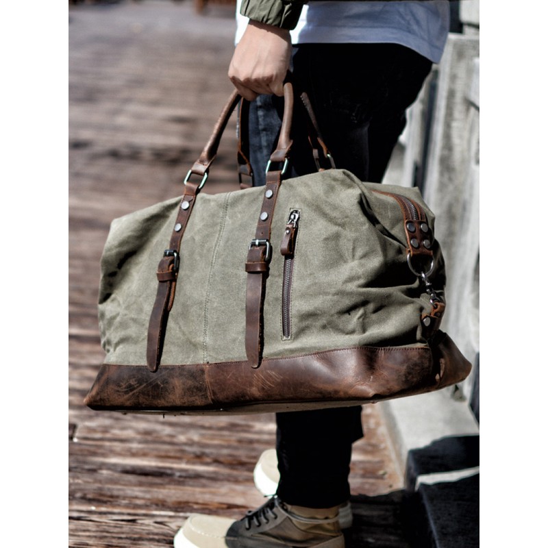 Чоловіча міська сумка Conrad хакі - 1 фото