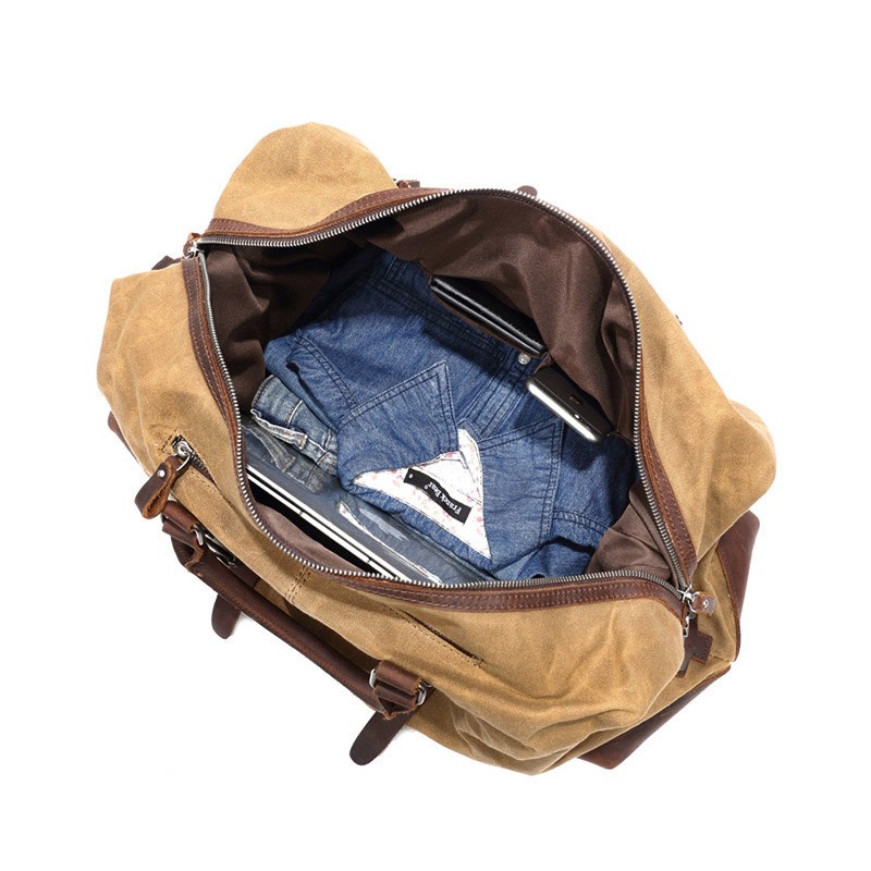 Мужская городская сумка Conrad светло-коричневая - 5 фото