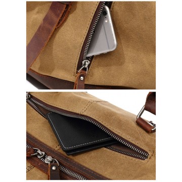 Чоловіча міська сумка Conrad світло-коричнева фото