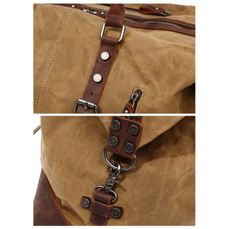 Мужская городская сумка Conrad светло-коричневая - 9 фото