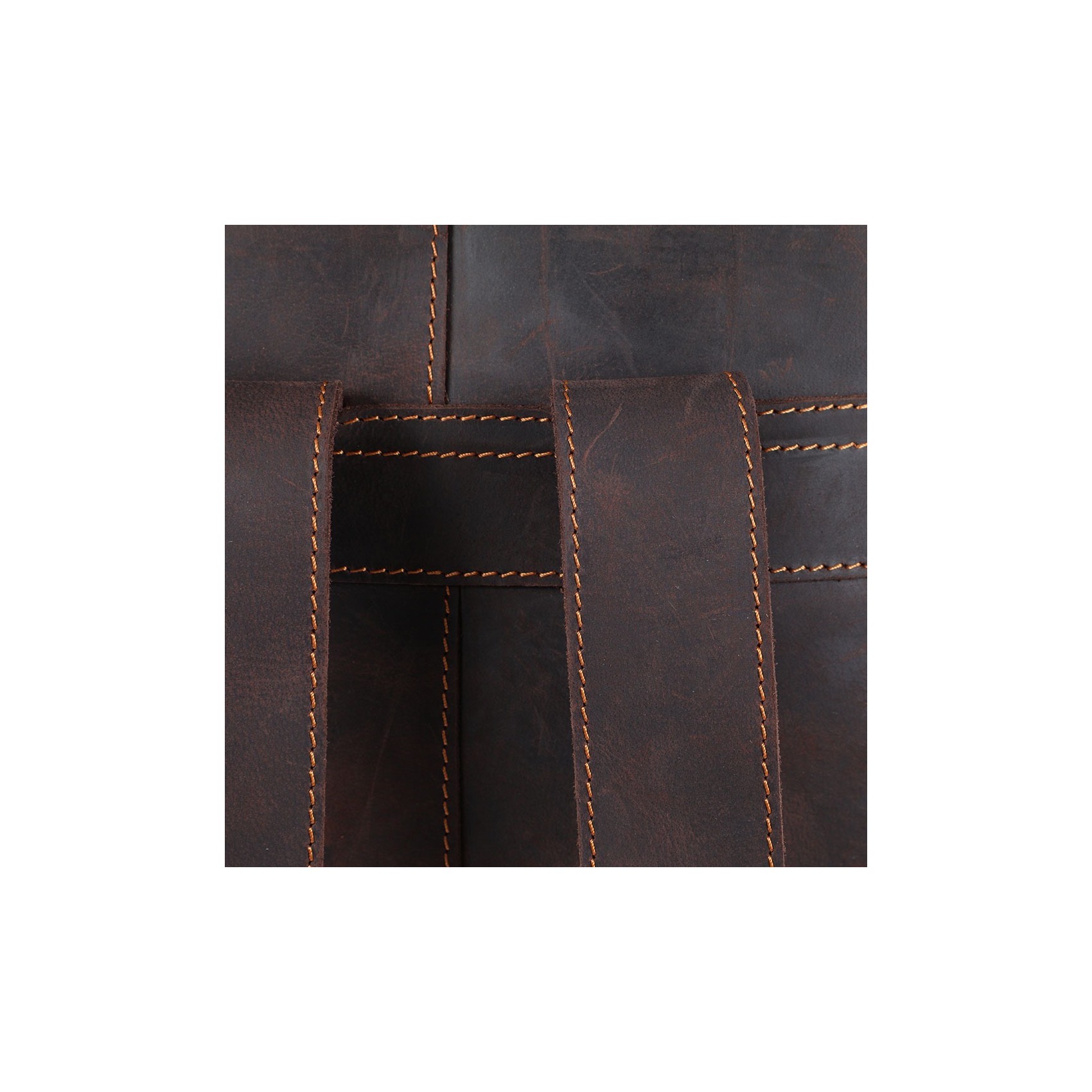 Мужской кожаный рюкзак William темно-коричневый