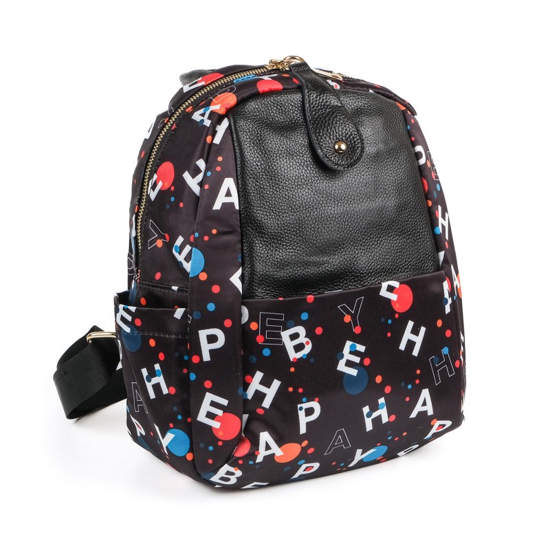 Женский рюкзак Letters разноцветный - 1 фото