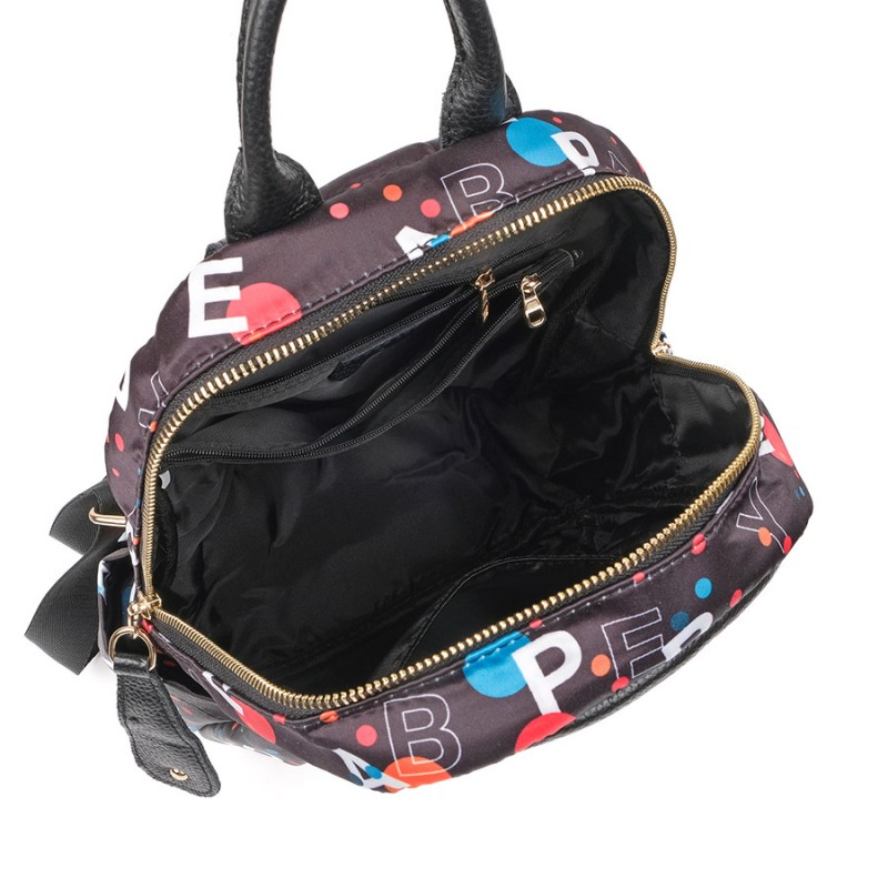 Женский рюкзак Letters разноцветный - 5 фото