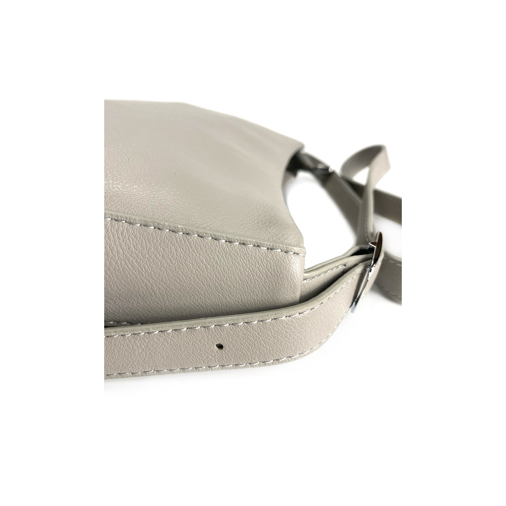 Женская кожаная сумка Julia серая