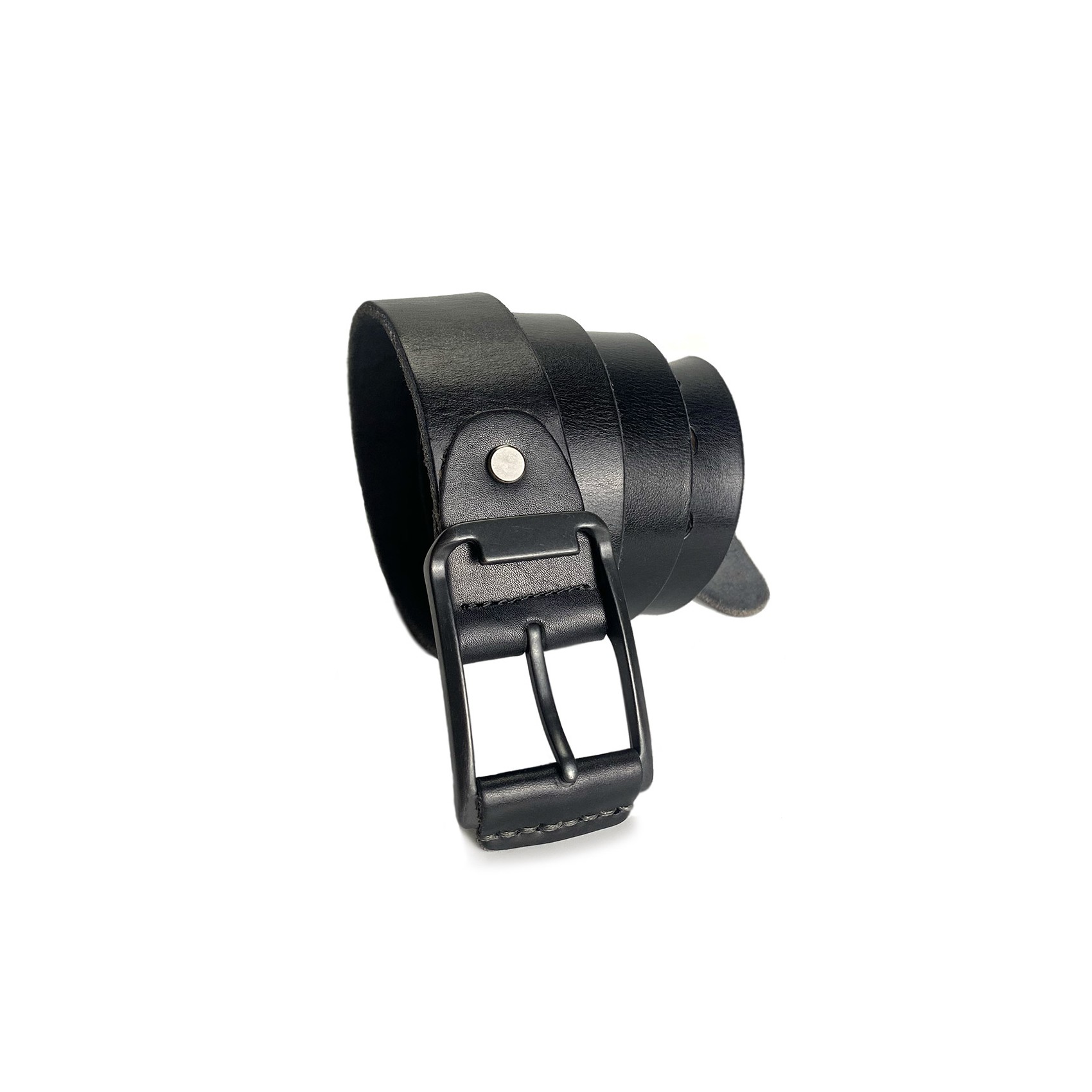 Чоловічий шкіряний ремінь Edwin чорний