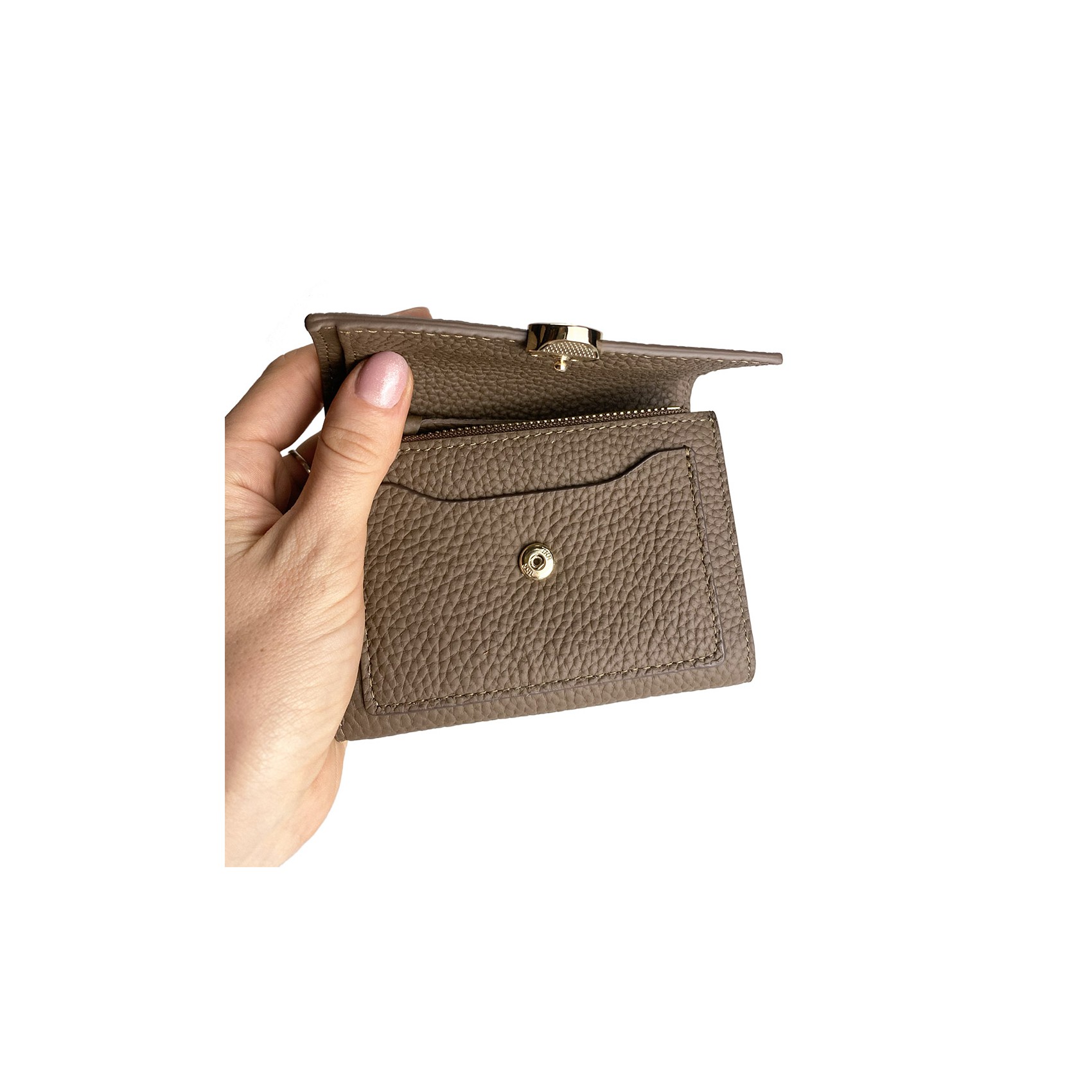 Жіночий шкіряний гаманець Whitney коричневий