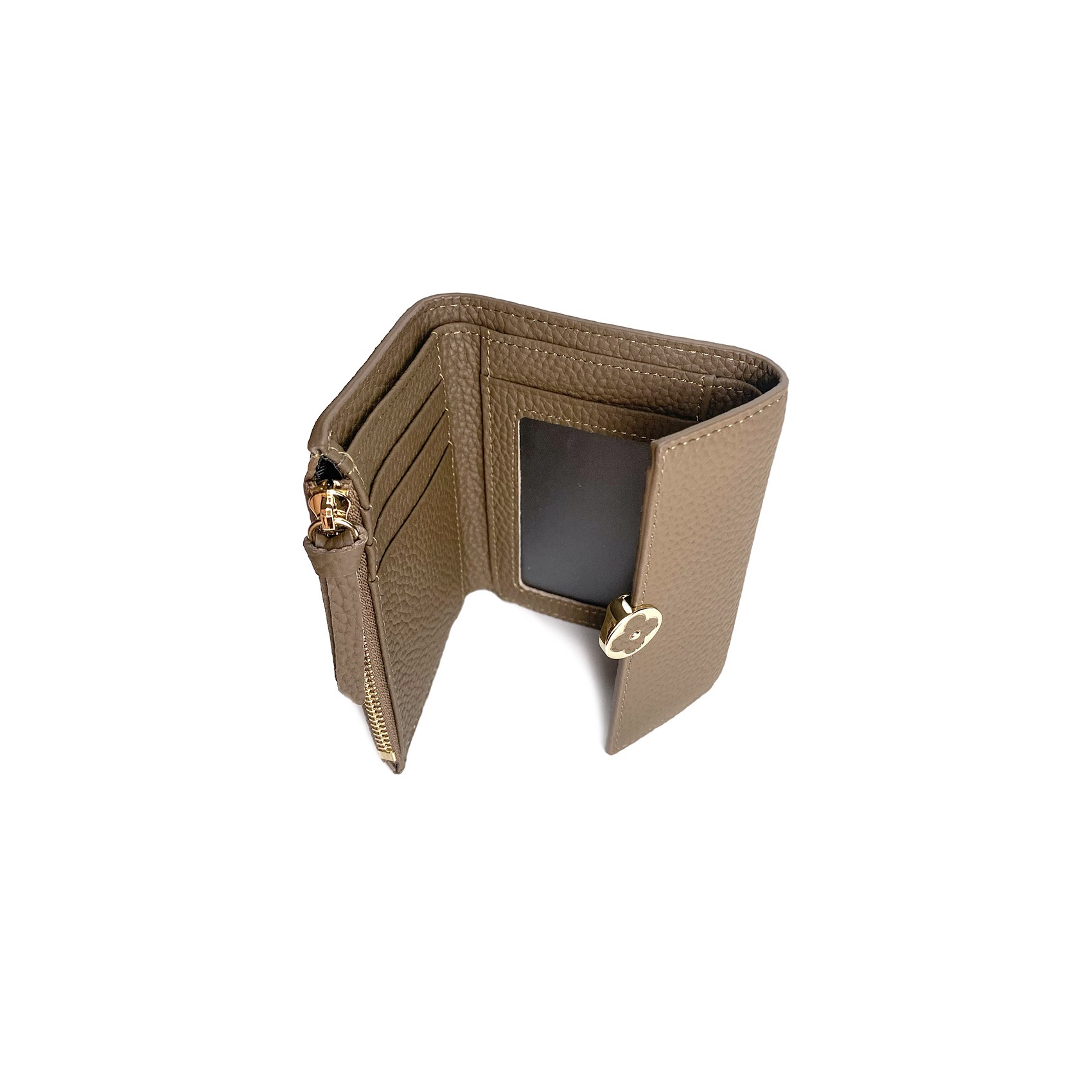 Женский кожаный кошелек Whitney коричневый