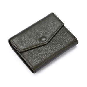 Жіночий шкіряний гаманець Belinda темно-зелений