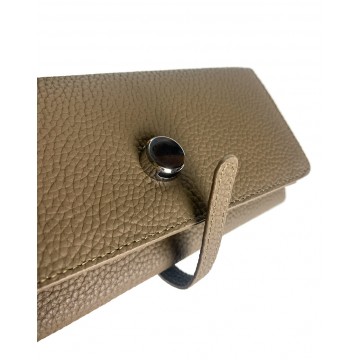 Женский кожаный кошелек Vicki коричневый фото