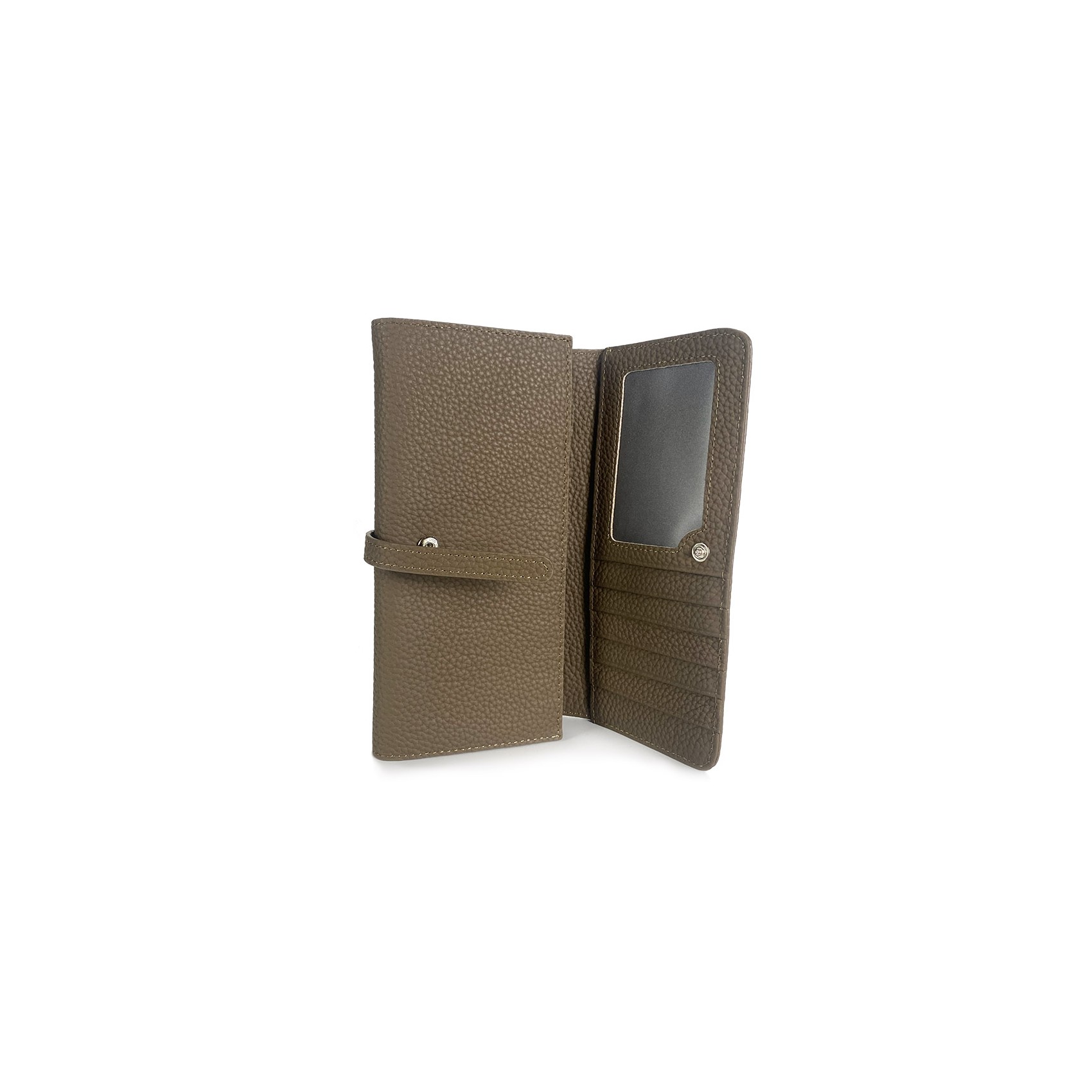 Женский кожаный кошелек Vicki коричневый