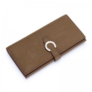 Женский кожаный кошелек Louise коричневый