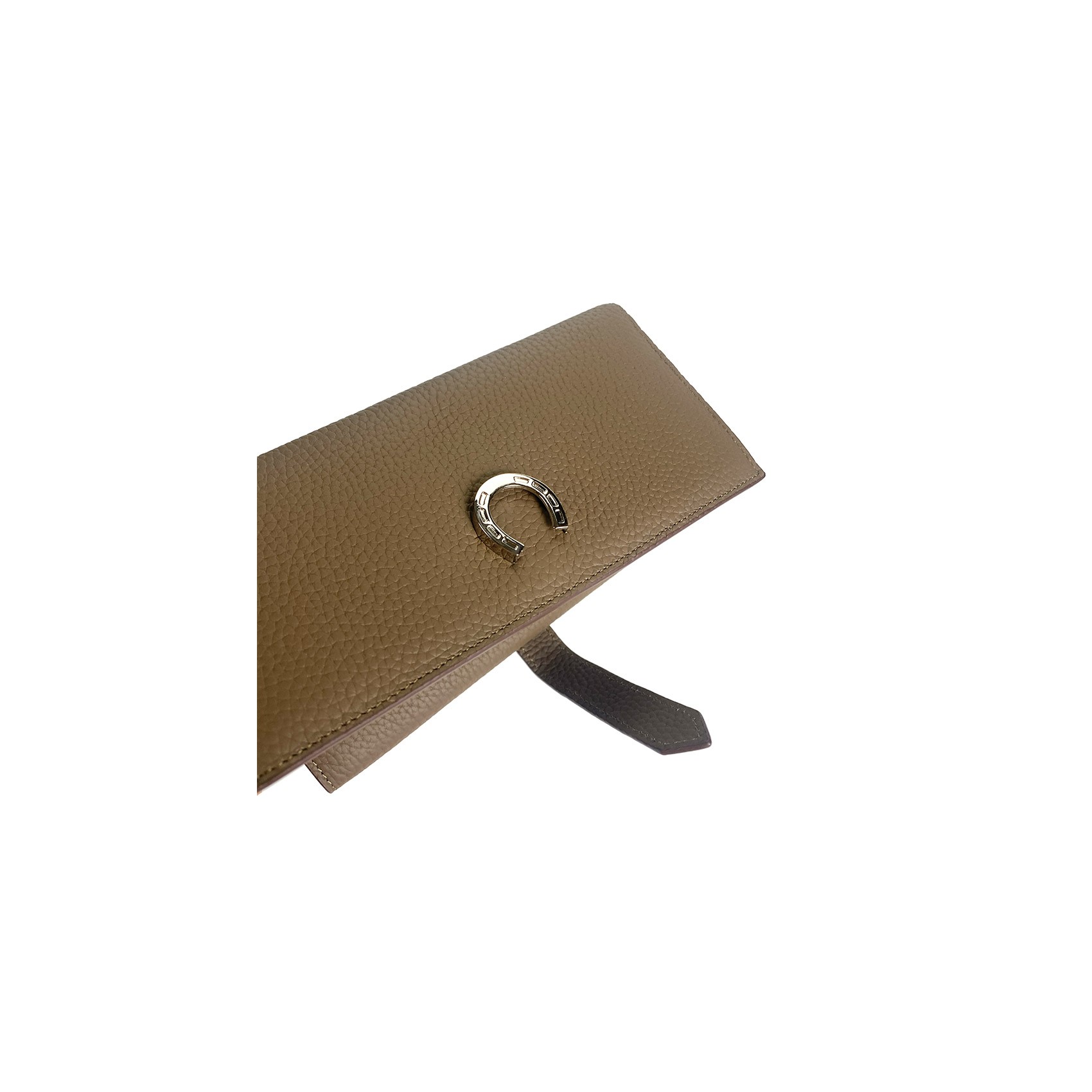 Женский кожаный кошелек Louise коричневый
