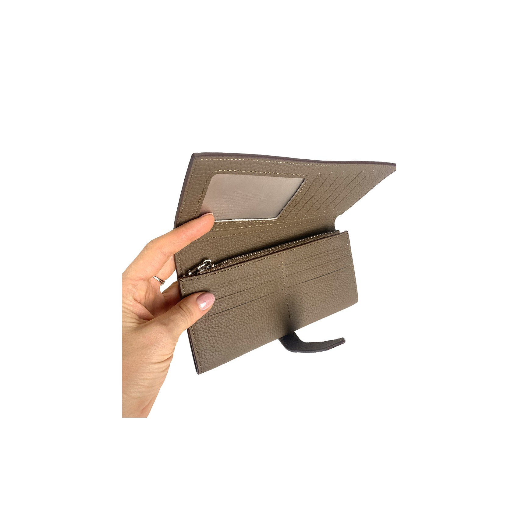 Жіночий шкіряний гаманець Louise коричневий