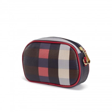 Жіноча сумочка-клатч Grace синьо-червона фото