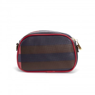 Женская сумочка-клатч Grace сине-красная фото