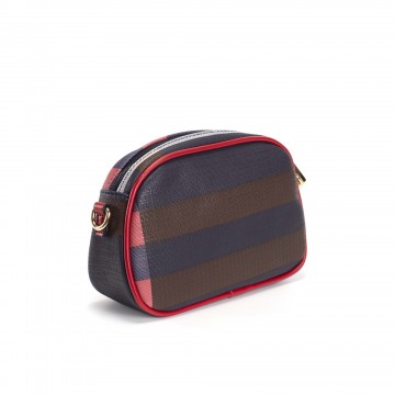 Жіноча сумочка-клатч Grace синьо-червона фото