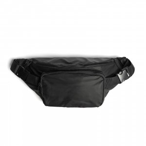 Сумка бананка на пояс черная Jerome