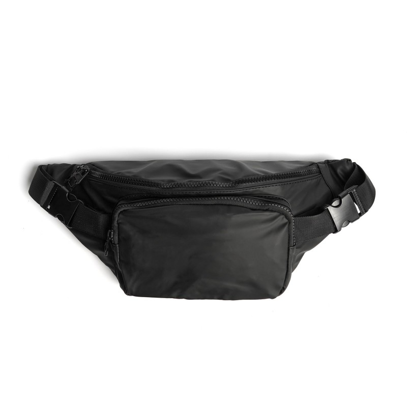 Сумка бананка на пояс черная Jerome