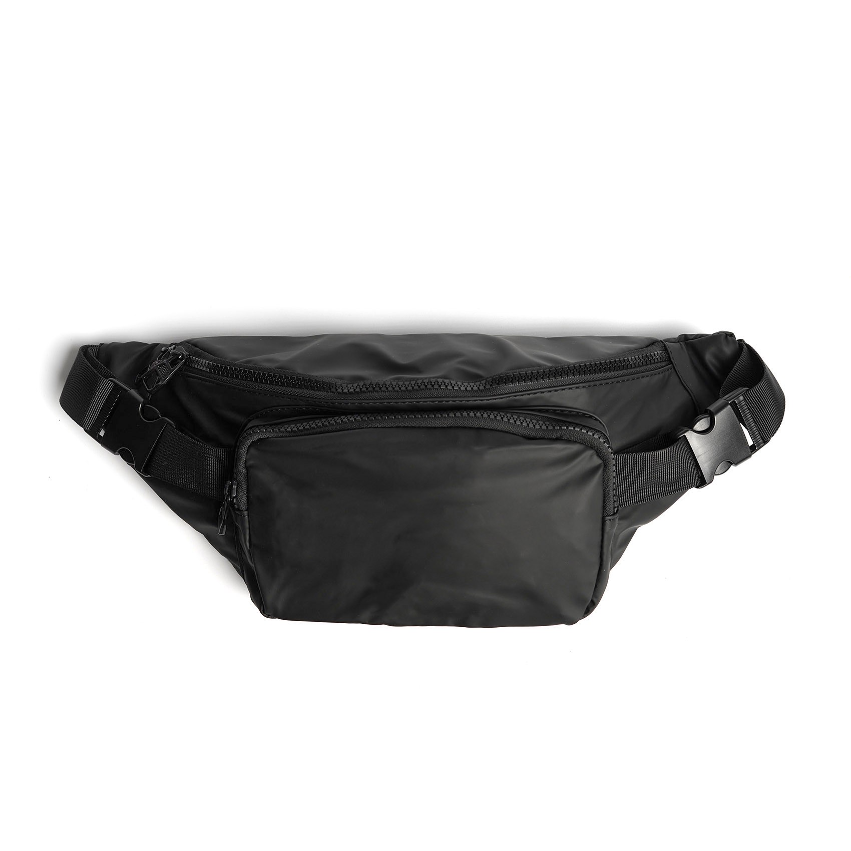 Сумка бананка на пояс чорна Jerome