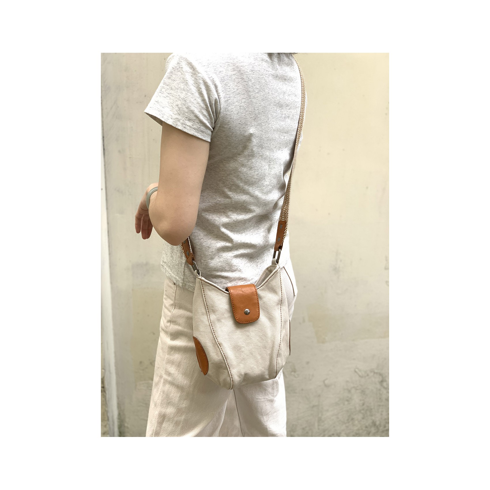 Женская сумка через плечо Alana молочная