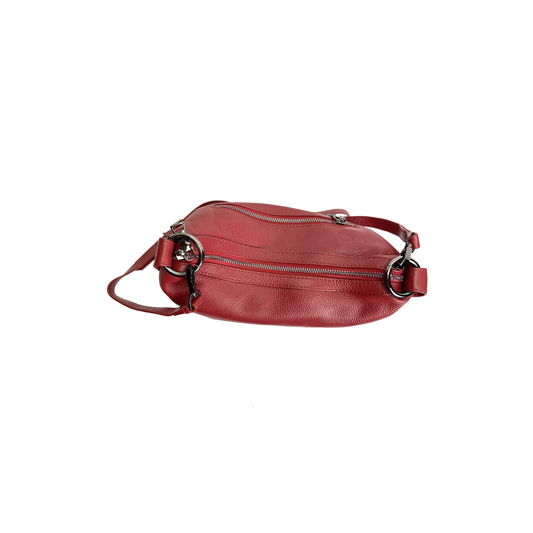 Жіноча шкіряна сумка Caroline червона