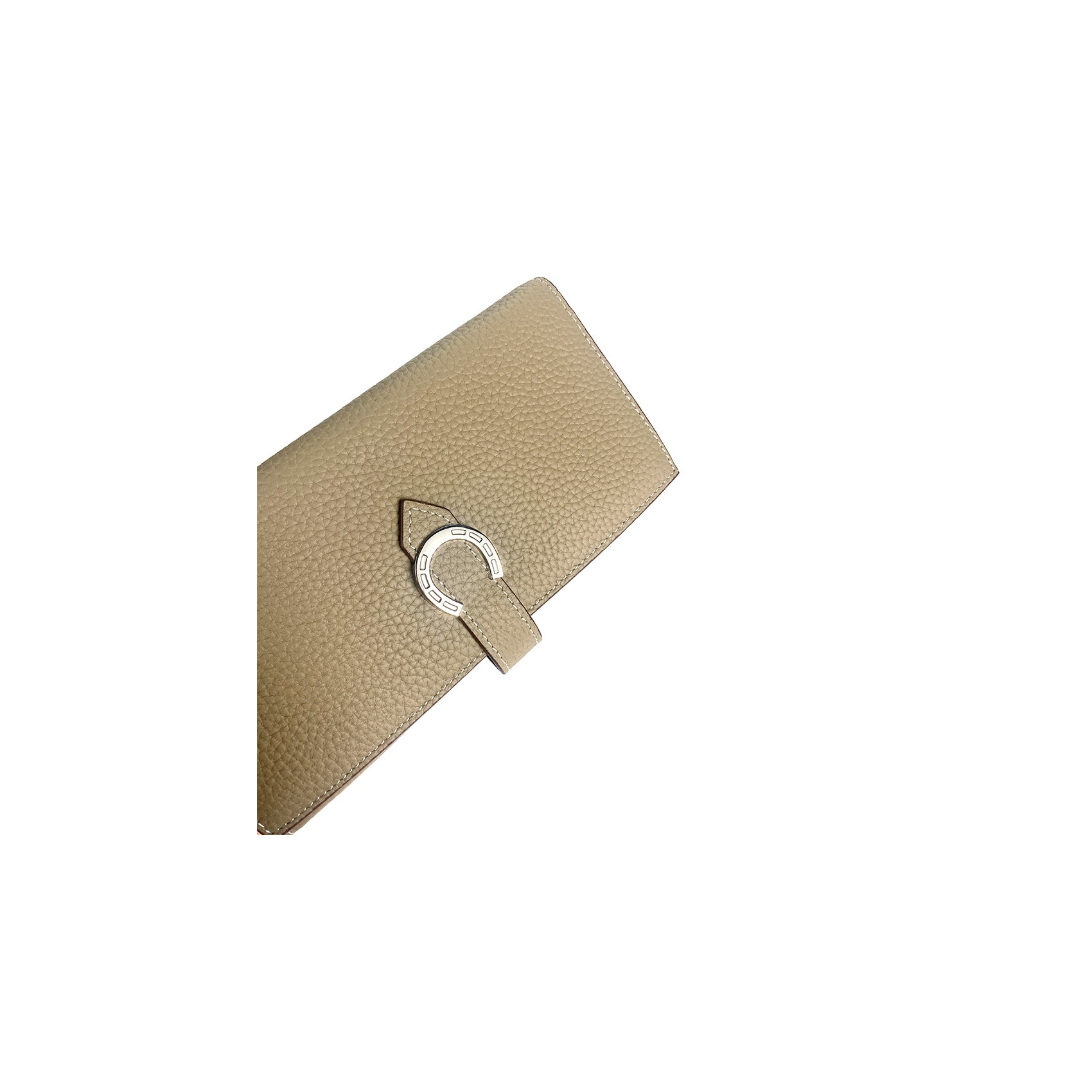 Женский кожаный кошелек Louise бежевый