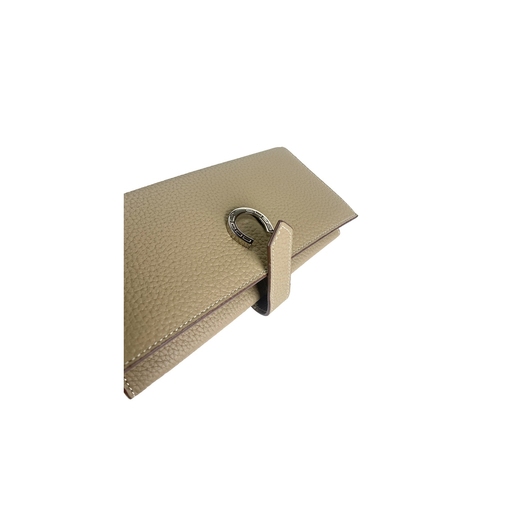 Жіночий шкіряний гаманець Louise бежевий