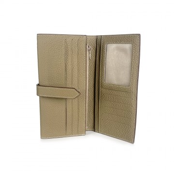 Жіночий шкіряний гаманець Louise бежевий фото