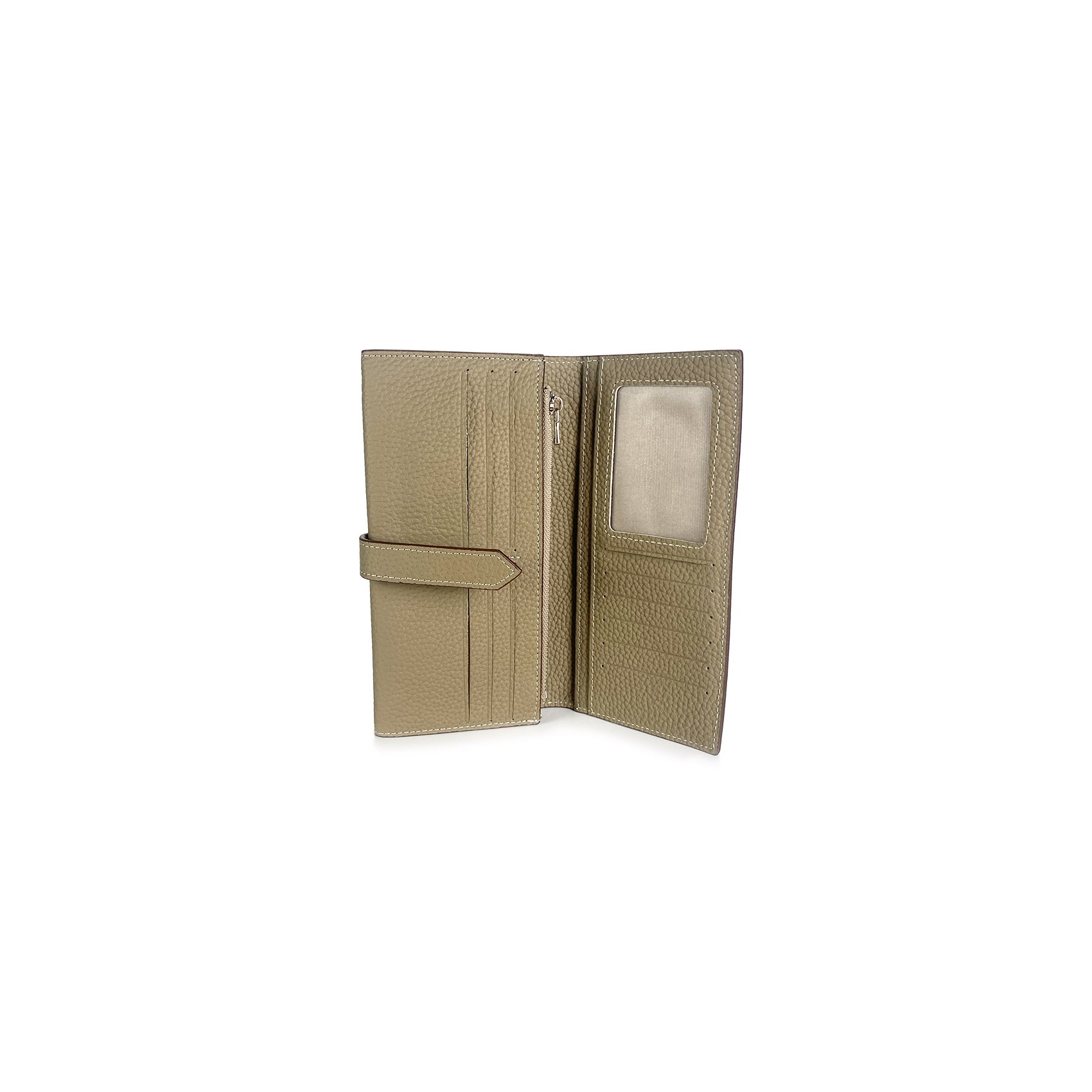 Жіночий шкіряний гаманець Louise бежевий