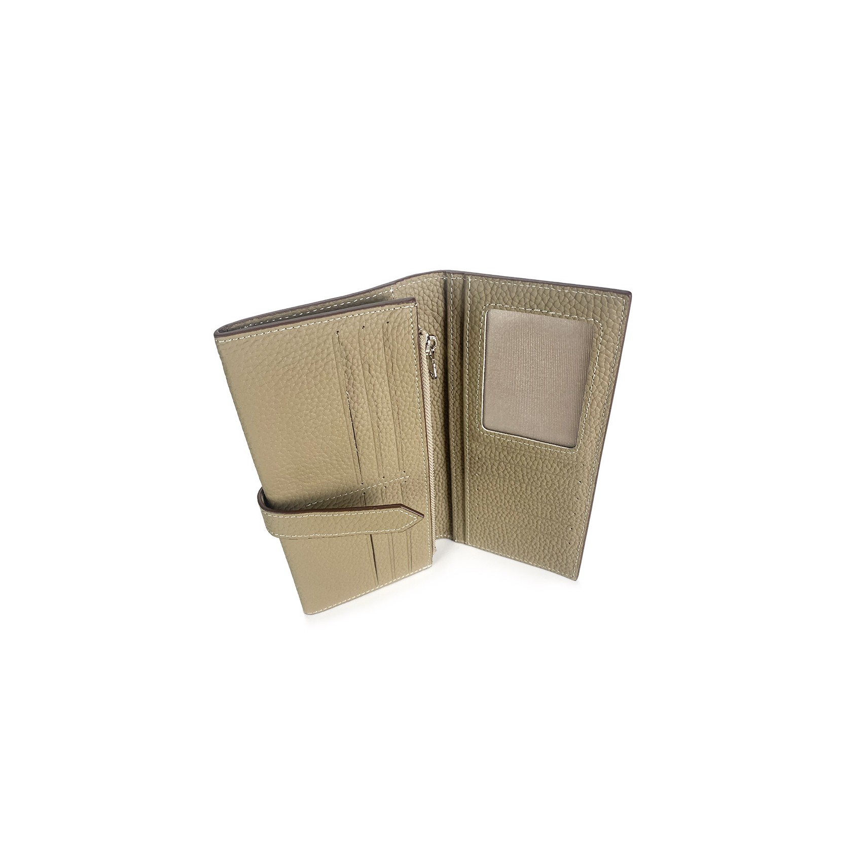 Жіночий шкіряний гаманець Louise бежевий