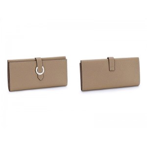 Жіночий шкіряний гаманець Louise бежевий