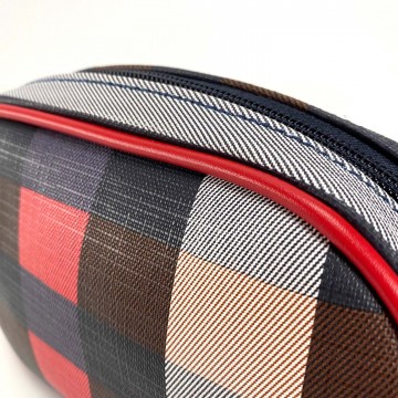 Жіноча сумочка-клатч Grace синьо-червона фото