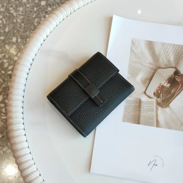 Жіночий шкіряний гаманець Rachel чорний фото