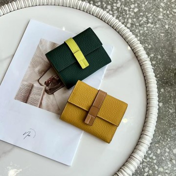 Женский кожаный кошелек Rachel темно-зеленый фото