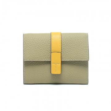 Жіночий шкіряний гаманець Rachel фісташковий фото