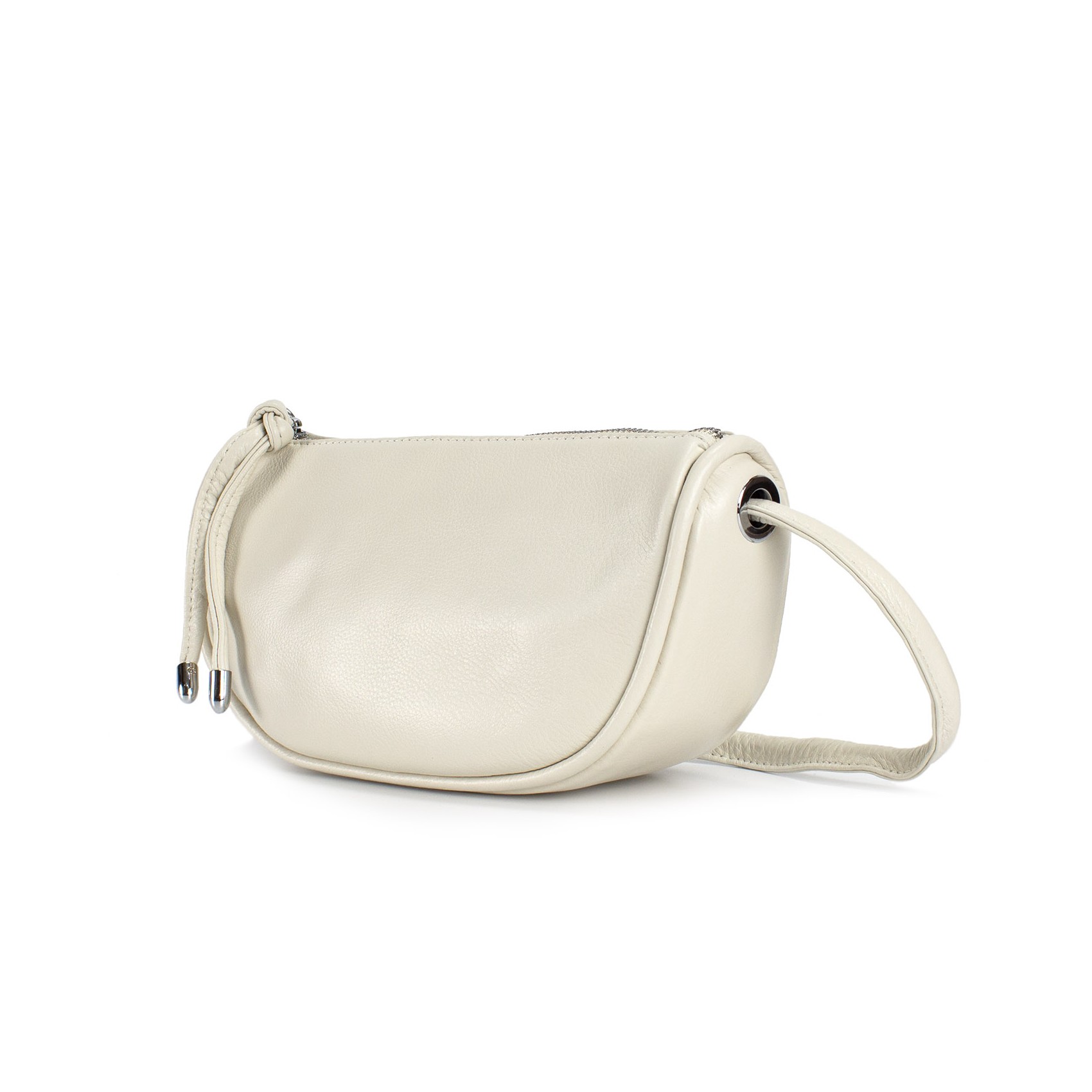 Жіноча шкіряна сумка Rebecca молочна