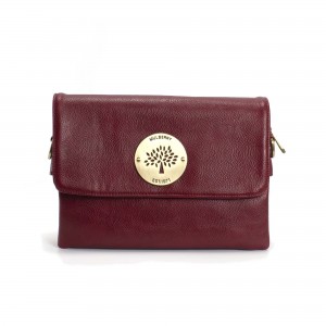 Женская сумка-клатч Mull Holly бордовая