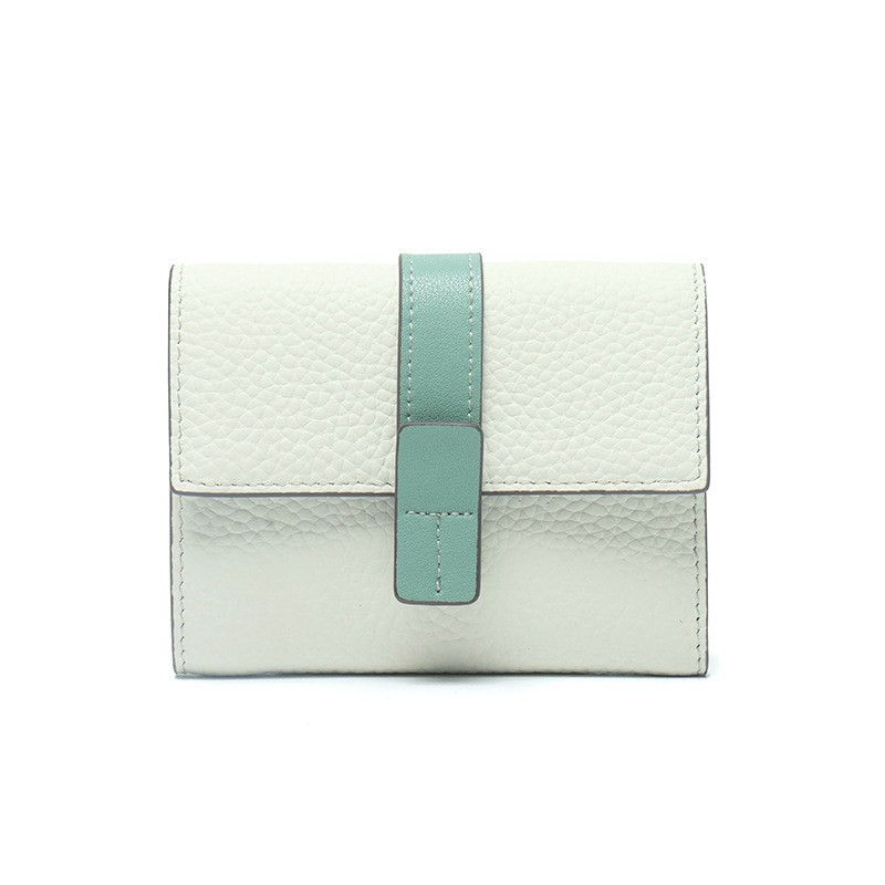 Жіночий шкіряний гаманець Rachel білий - 15 фото