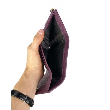 Женский кожаный кошелек Ellie фиолетовый фото