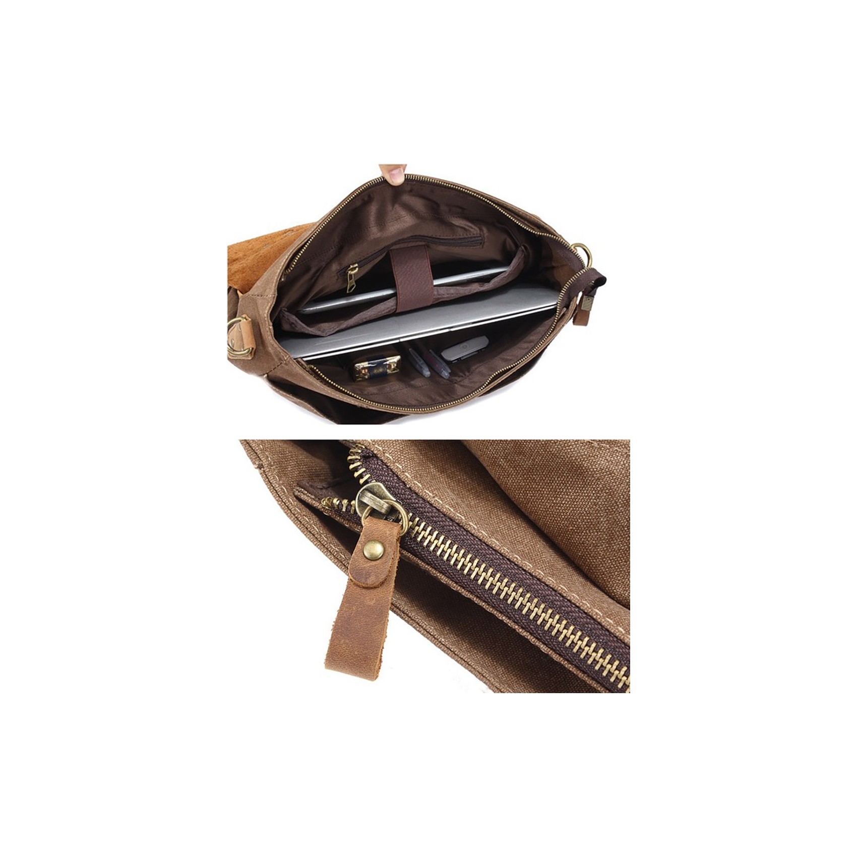 Мужской портфель Tone коричневый