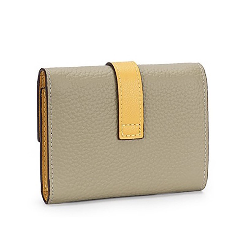 Женский кожаный кошелек Rachel фисташковый - 16 фото