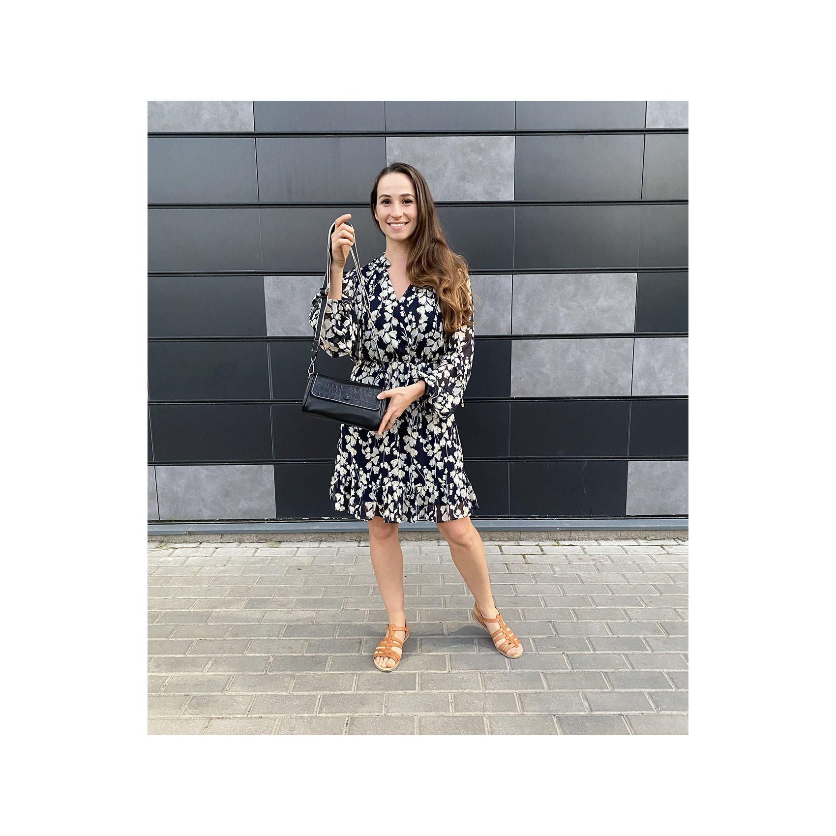 Жіноча шкіряна сумка-клатч Alison чорна