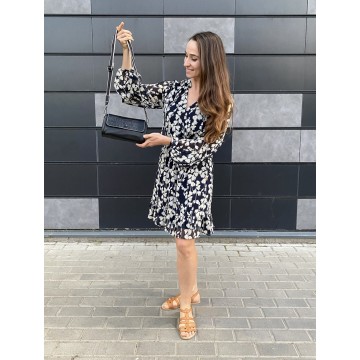 Жіноча шкіряна сумка-клатч Alison чорна фото