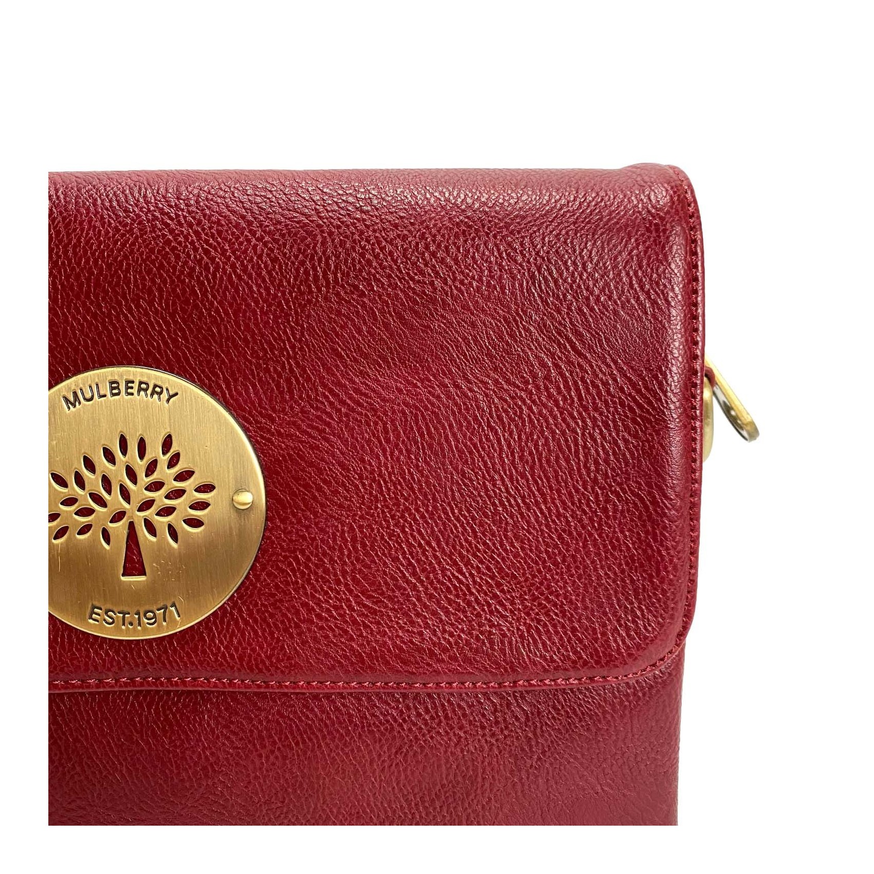 Женская сумка-клатч Mull Holly бордовая