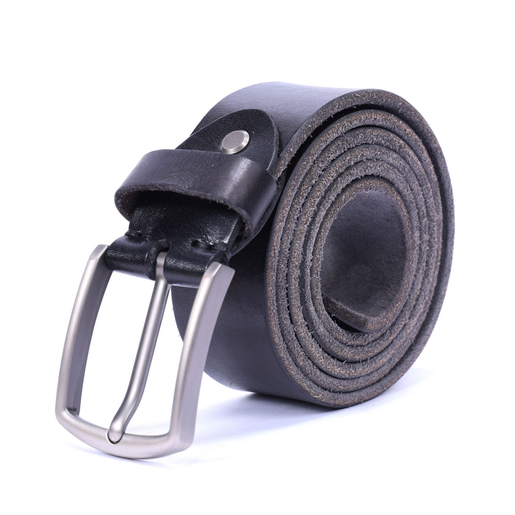 Чоловічий шкіряний ремінь Christian чорний