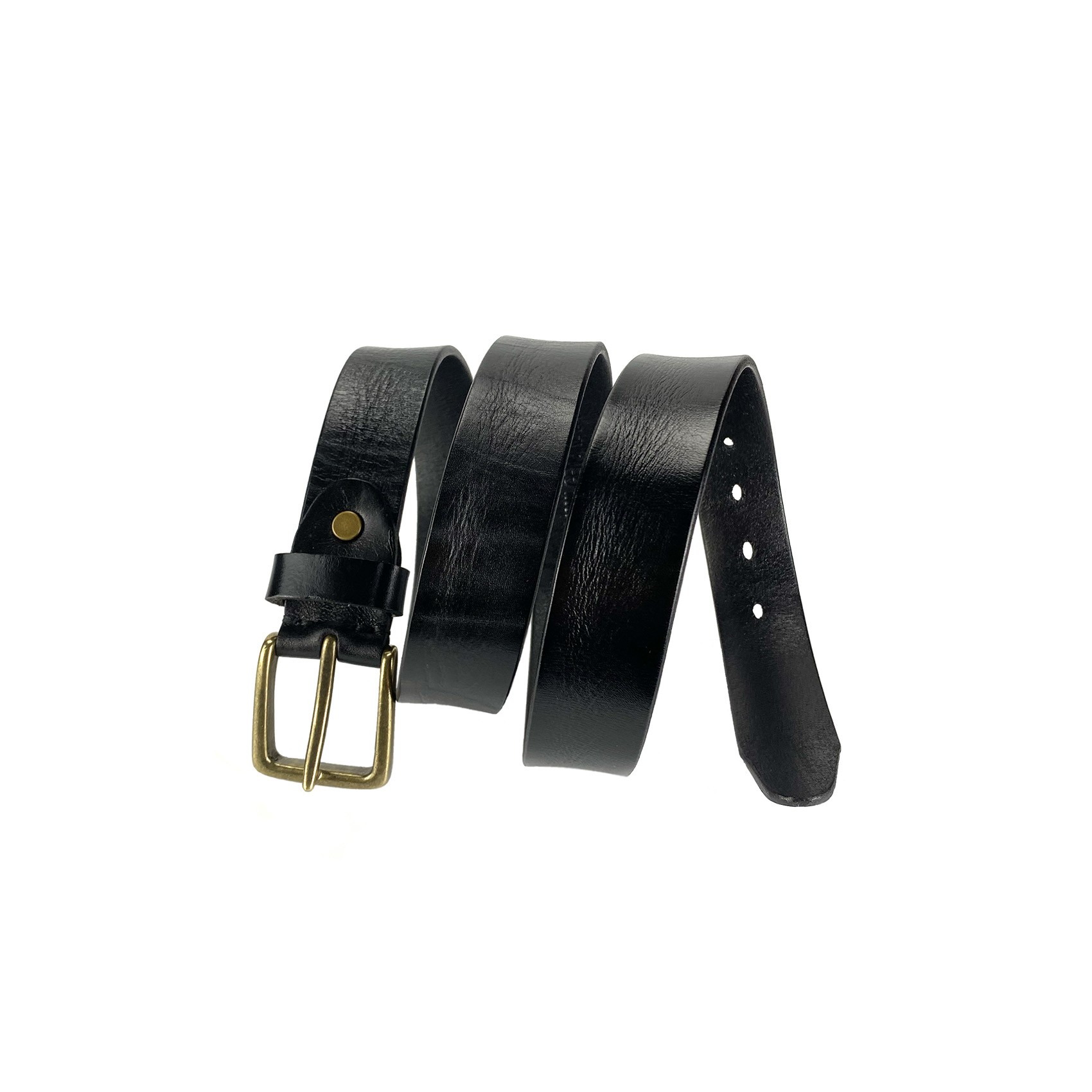 Чоловічий шкіряний ремінь Bolton чорний