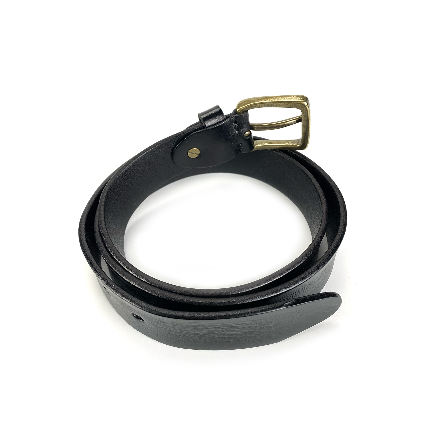 Чоловічий шкіряний ремінь Bolton чорний